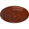 Ekena Millwork Vienna Ceiling Medallion (Fits Canopies up to 3 1/4"), Hand-Painted Firebrick, 16 7/8"OD x 5/8"P CM17VIFIF - alternate 2